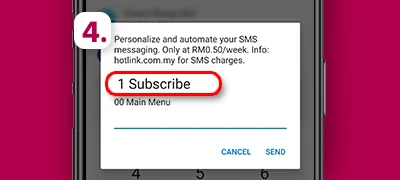How To Subscribe Hotlink Malaysia Message Plus Via 100 Step 4