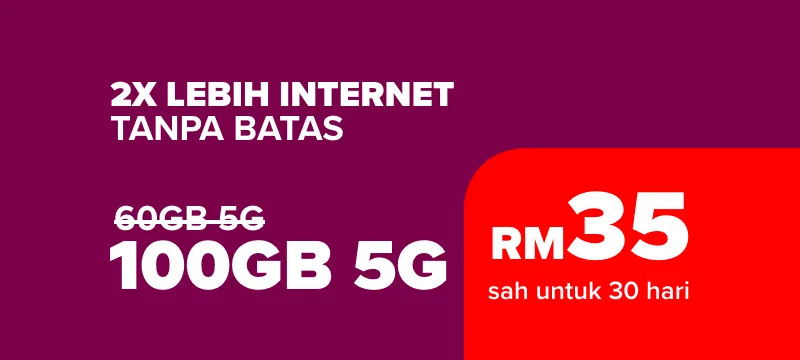 More Internet with No Speed Cap — 100GB 5G